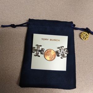 Tb silver stud earrings